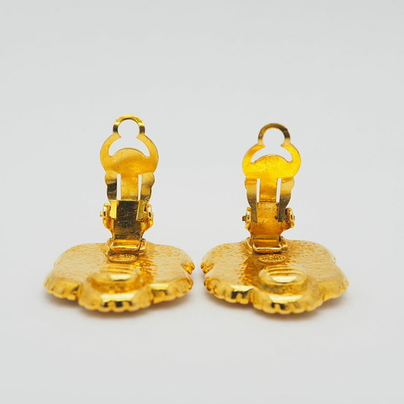 CHANEL Gold Earrings - Picture 7 of 9
